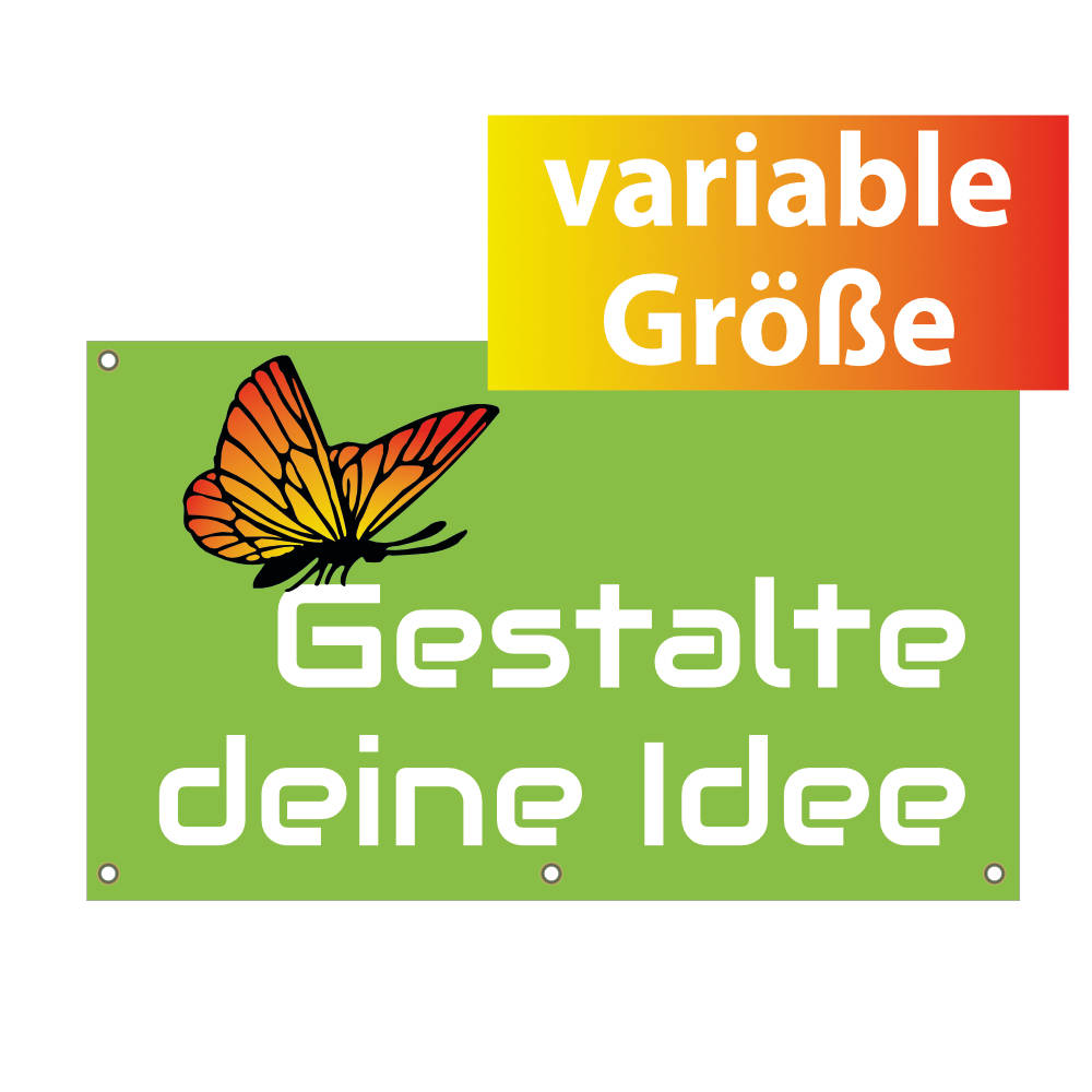PVC Banner - Folie - Plakat selbst gestalten & online drucken