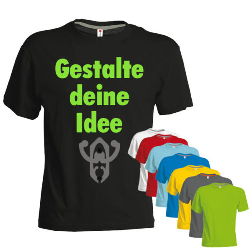 Personalisiertes T Shirt Online Selbst Gestalten S Bis 5xl Bedrucken