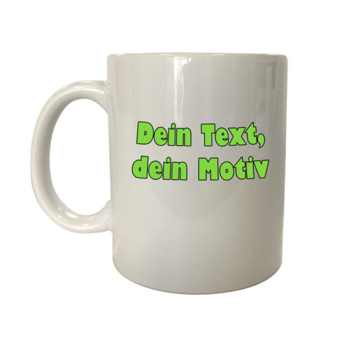 Tasse gestalten