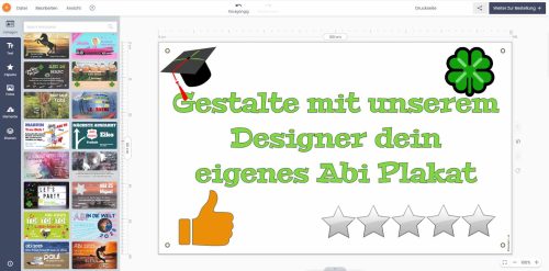 Abi Plakat Designer