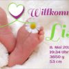 Babybanner Füsse