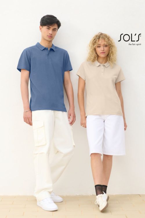 SOL'S - Pulse Unisex Piqué Polo mit Aufdruck – Bild 5